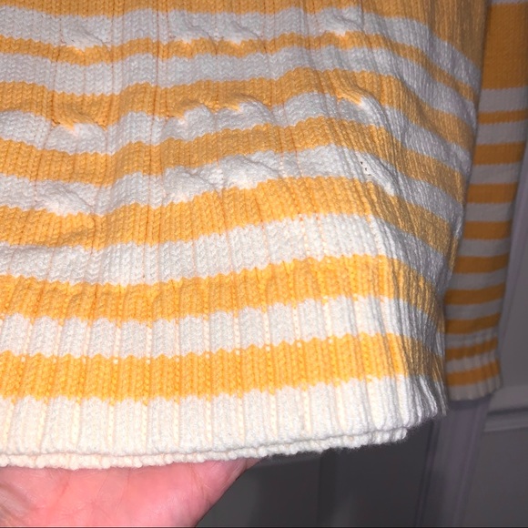 Tommy Hilfiger Striped V-Neck Knit Sweater M - Picture 5 of 8